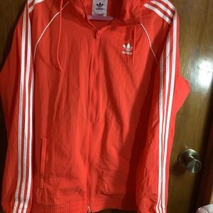 Adidas Originals SST Windbreaker Jacket Nylon-Packable Hood-Three Stripes-MD